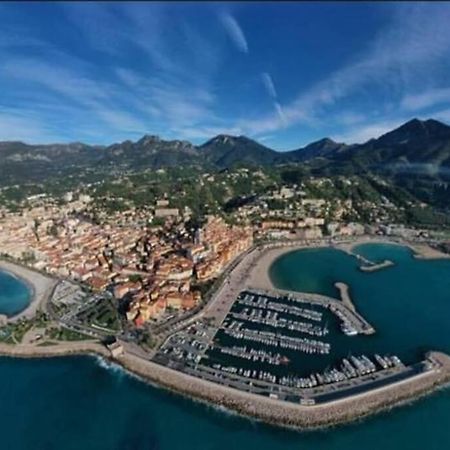 Le Lodge, T2 Classe 3 Etoiles Avec Jardin, Parking, Piscine & Mer A 2 Pas Menton Exteriér fotografie